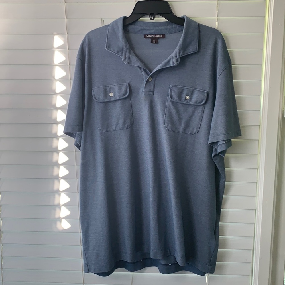 Michael Kors xxl men blue polo